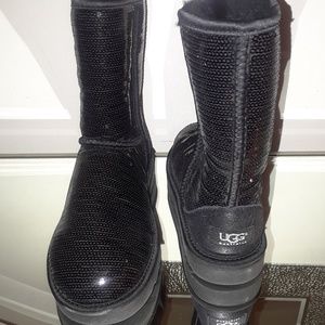 Brand New Black Sequined Ugg Boots!